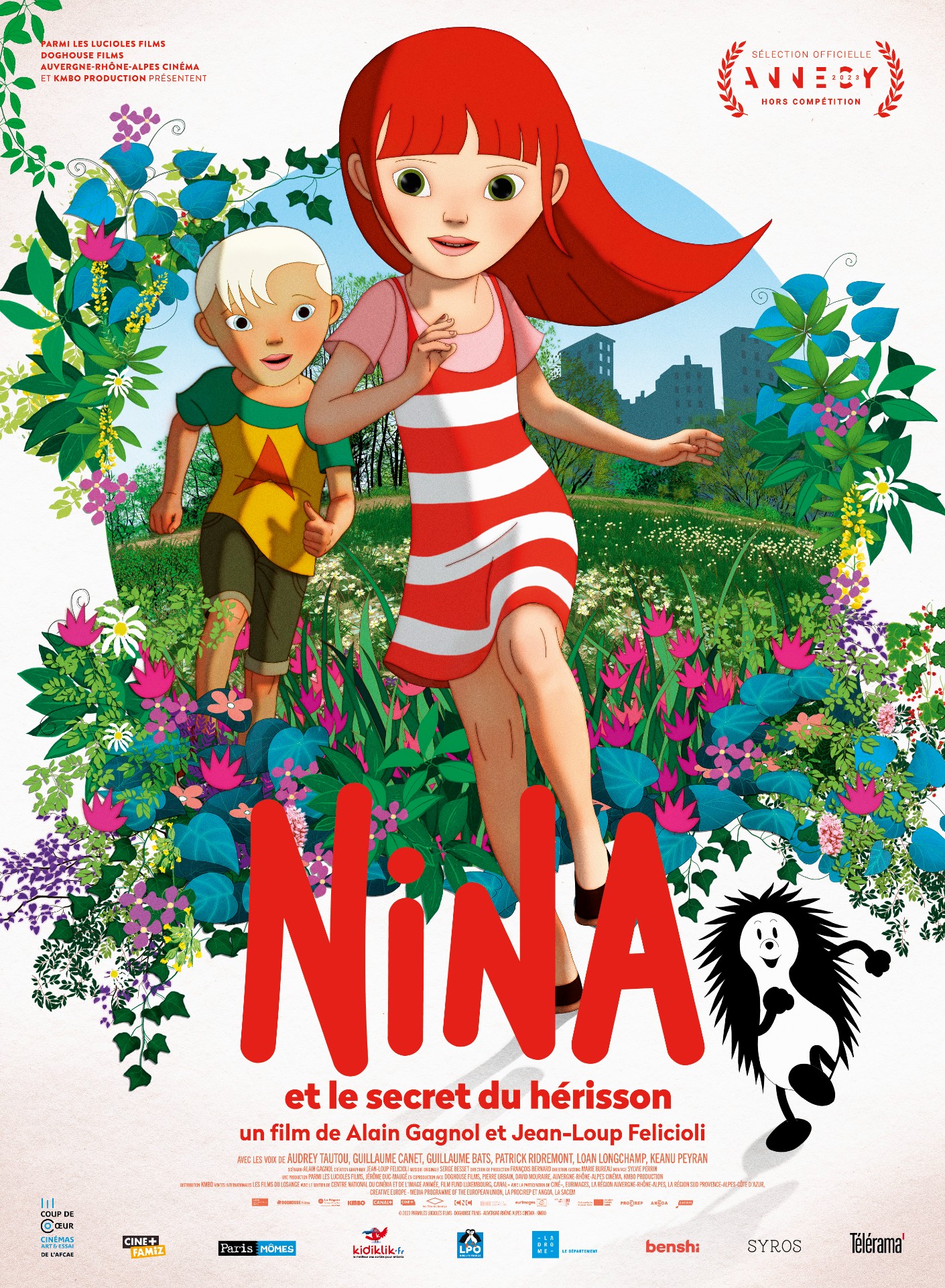 Affiche Nina et le secret du hérisson