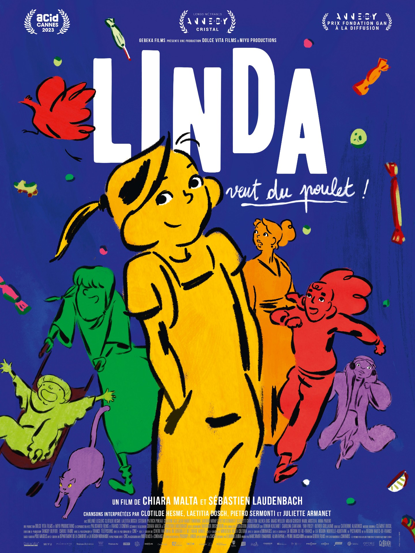 Affiche Linda veut du poulet