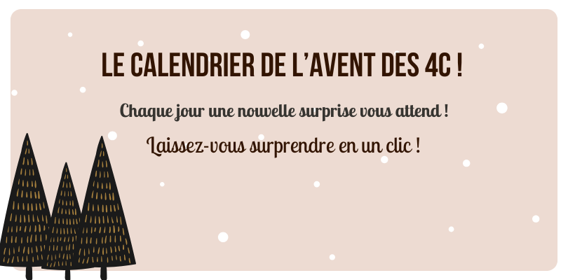 Lien vers le calendrier de l'avent des 4C