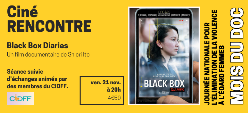 Image du ciné-rencontre Black Box Diaries avec le CIDFF